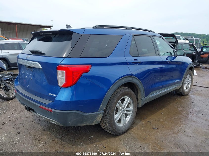 VIN 1FMSK8DHXMGC03052 2021 FORD EXPLORER XLT