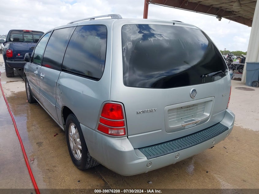 2005 Mercury Monterey Premier VIN: 2MRDA23285BJ02138 Lot: 39876208
