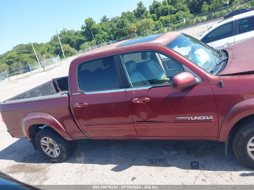 2004 Toyota Tundra Double Cab Limited VIN: 5TBET38184S453063 Lot: 39876233