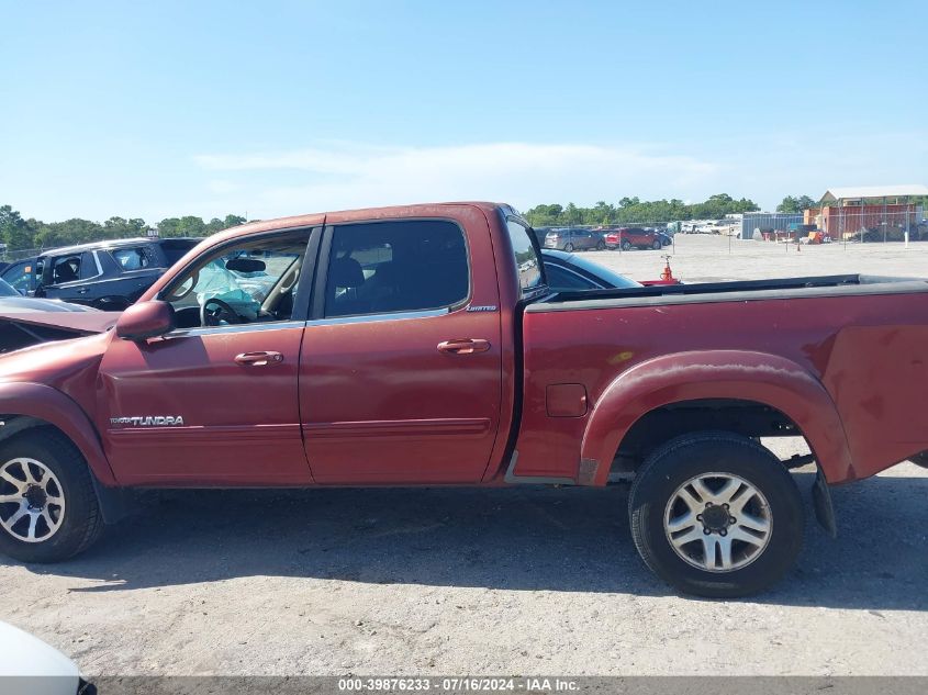 2004 Toyota Tundra Double Cab Limited VIN: 5TBET38184S453063 Lot: 39876233