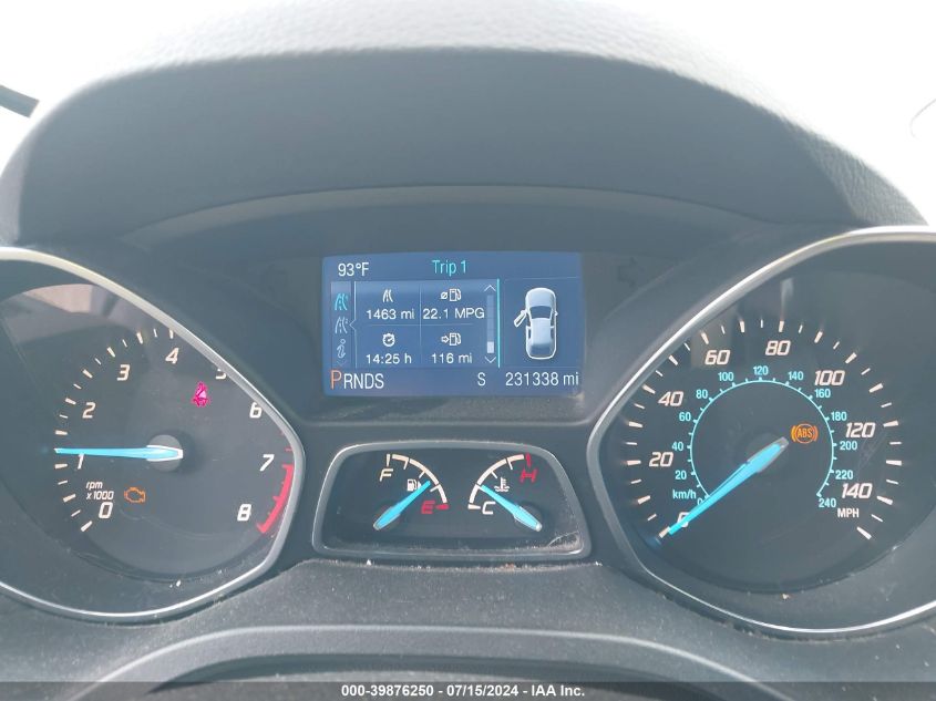 2013 Ford Escape Se VIN: 1FMCU9G90DUC73458 Lot: 39876250