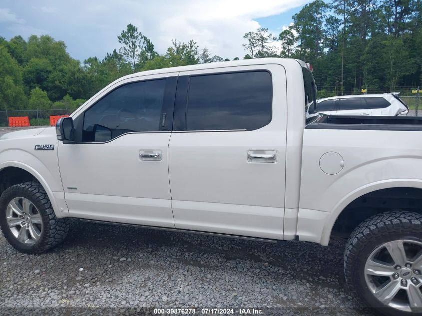 2015 FORD F-150 PLATINUM - 1FTEW1EG6FFA74741