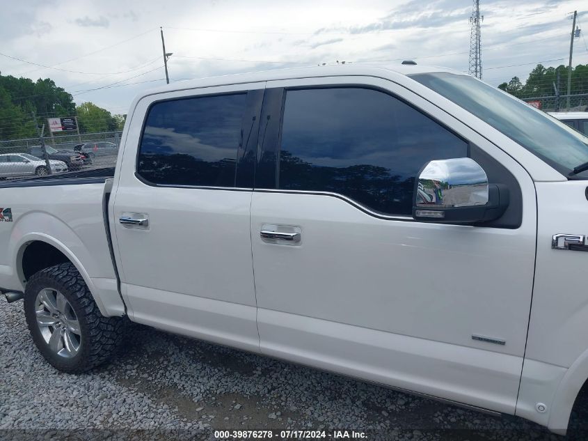 2015 FORD F-150 PLATINUM - 1FTEW1EG6FFA74741