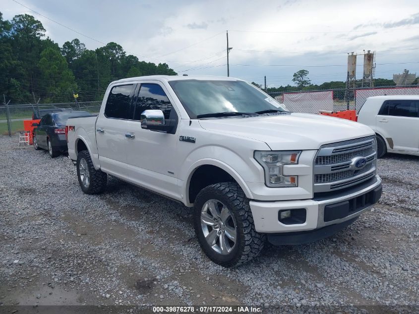 2015 FORD F-150 PLATINUM - 1FTEW1EG6FFA74741