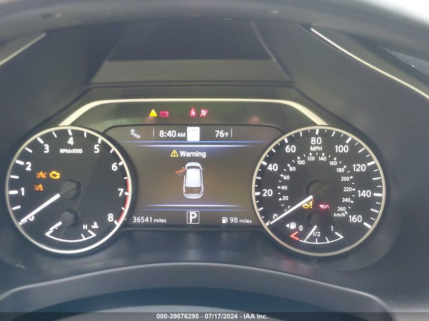 2021 Nissan Murano Sl Fwd VIN: 5N1AZ2CJ5MC101089 Lot: 39876295