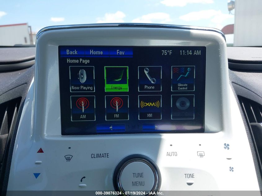 2012 Chevrolet Volt VIN: 1G1RA6E49CU123580 Lot: 39876324