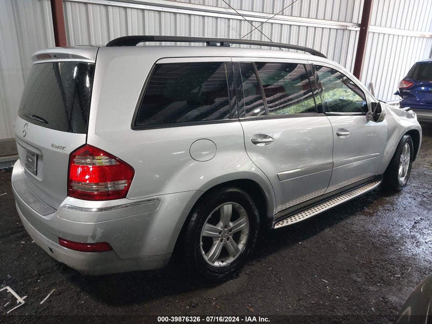 2007 Mercedes-Benz Gl 450 4Matic VIN: 4JGBF71E77A294085 Lot: 39876326