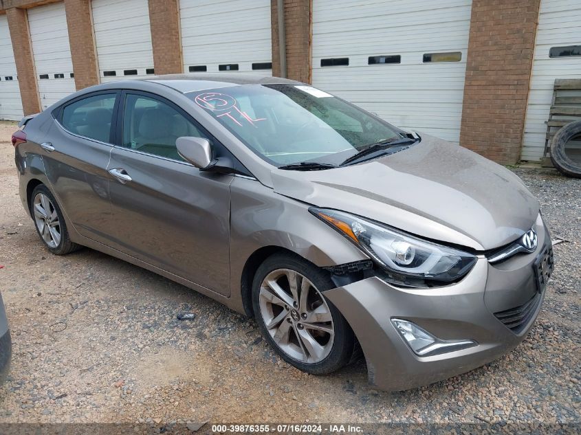 2015 Hyundai Elantra Limited VIN: 5NPDH4AE5FH558501 Lot: 39876355