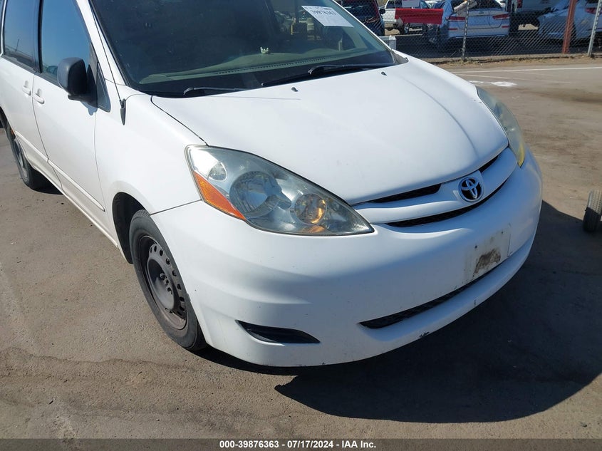 2008 Toyota Sienna Ce/Le VIN: 5TDZK23C28S156729 Lot: 39876363