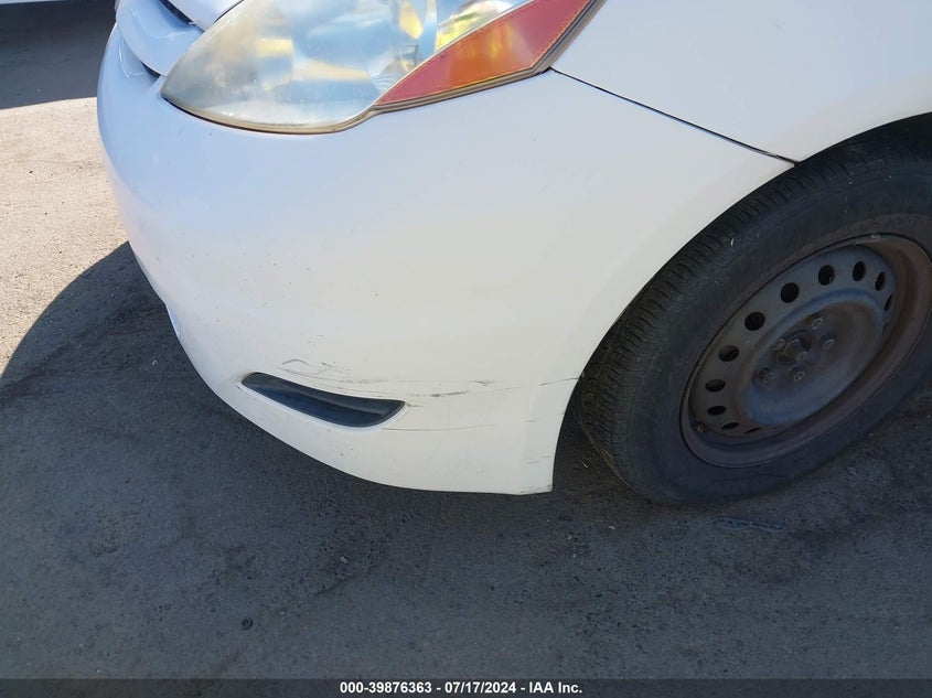 2008 Toyota Sienna Ce/Le VIN: 5TDZK23C28S156729 Lot: 39876363