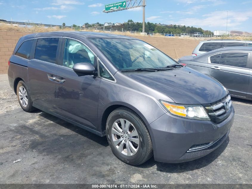 2016 Honda Odyssey Ex-L VIN: 5FNRL5H6XGB015282 Lot: 39876374