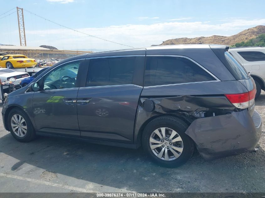 2016 Honda Odyssey Ex-L VIN: 5FNRL5H6XGB015282 Lot: 39876374