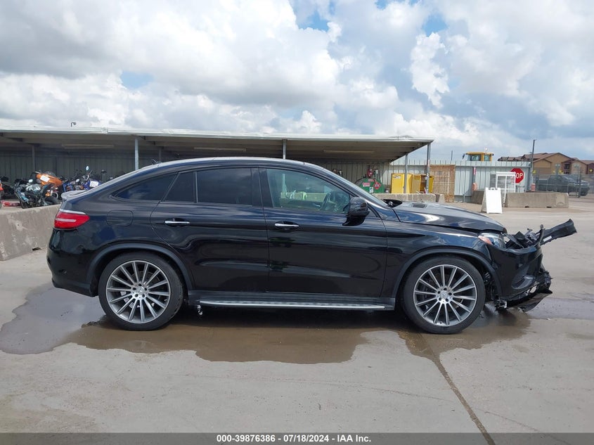 2019 MERCEDES-BENZ AMG GLE 43 COUPE VIN: 4JGED6EB4KA149589