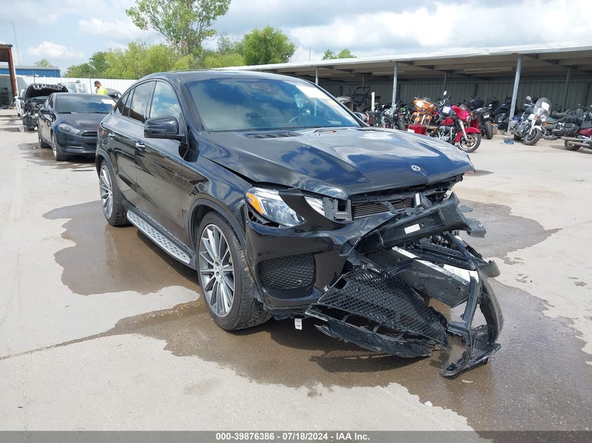 2019 MERCEDES-BENZ AMG GLE 43 COUPE VIN: 4JGED6EB4KA149589