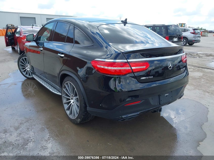 2019 MERCEDES-BENZ AMG GLE 43 COUPE VIN: 4JGED6EB4KA149589