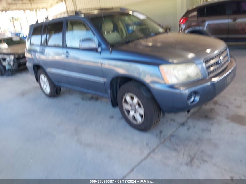 2003 Toyota Highlander Limited VIN: JTEHF21A330146946 Lot: 39876387