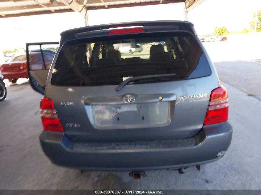 2003 Toyota Highlander Limited VIN: JTEHF21A330146946 Lot: 39876387
