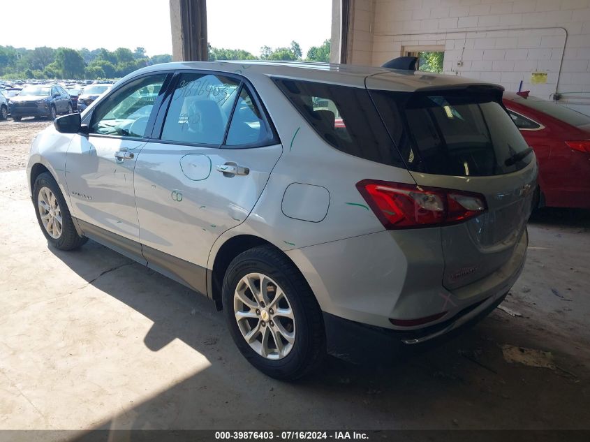 2018 Chevrolet Equinox Ls VIN: 2GNAXHEV1J6166384 Lot: 39876403