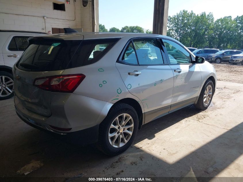 2018 Chevrolet Equinox Ls VIN: 2GNAXHEV1J6166384 Lot: 39876403