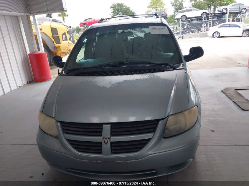 2005 Dodge Grand Caravan Se VIN: 2D4GP24RX5R107619 Lot: 39876408