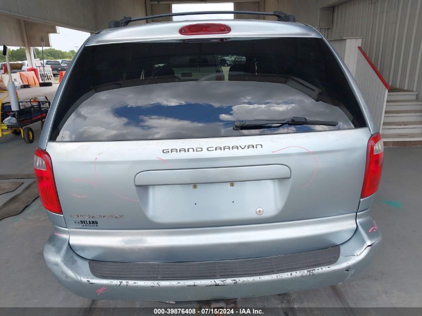 2005 Dodge Grand Caravan Se VIN: 2D4GP24RX5R107619 Lot: 39876408