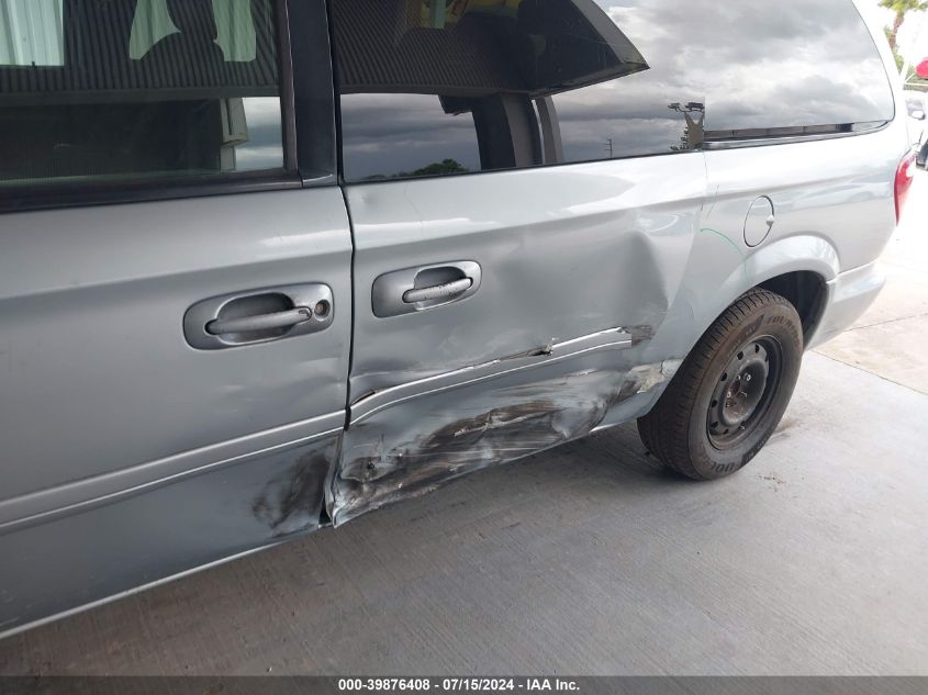 2005 Dodge Grand Caravan Se VIN: 2D4GP24RX5R107619 Lot: 39876408