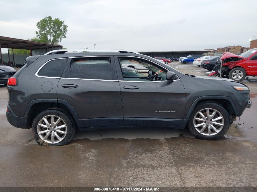 2014 Jeep Cherokee Limited VIN: 1C4PJLDS8EW245254 Lot: 39876418