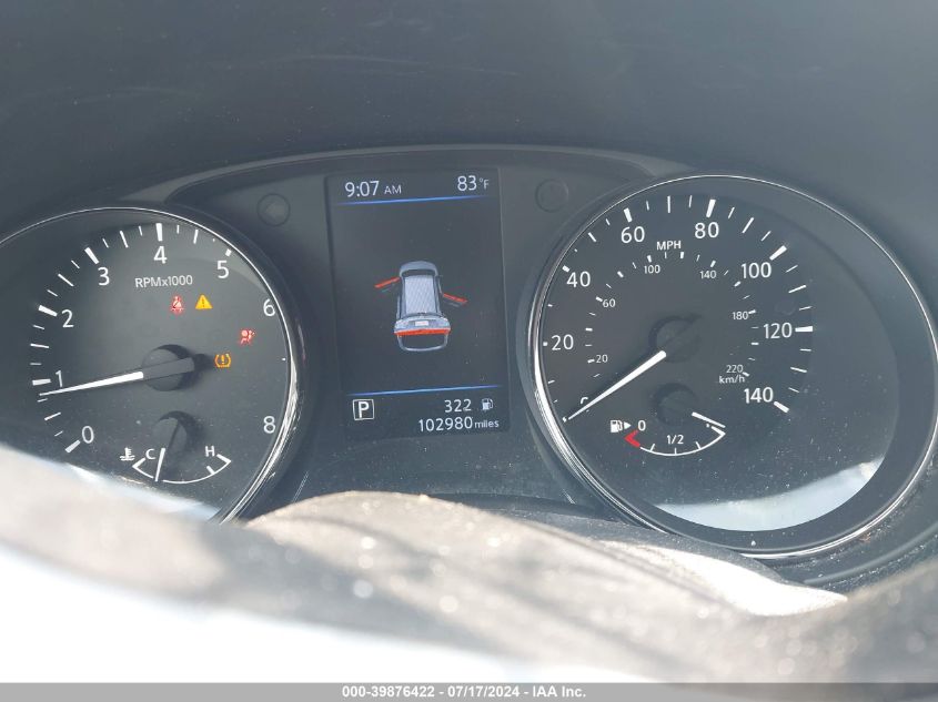 2019 Nissan Rogue S/Sl/Sv VIN: 5N1AT2MT4KC792985 Lot: 39876422