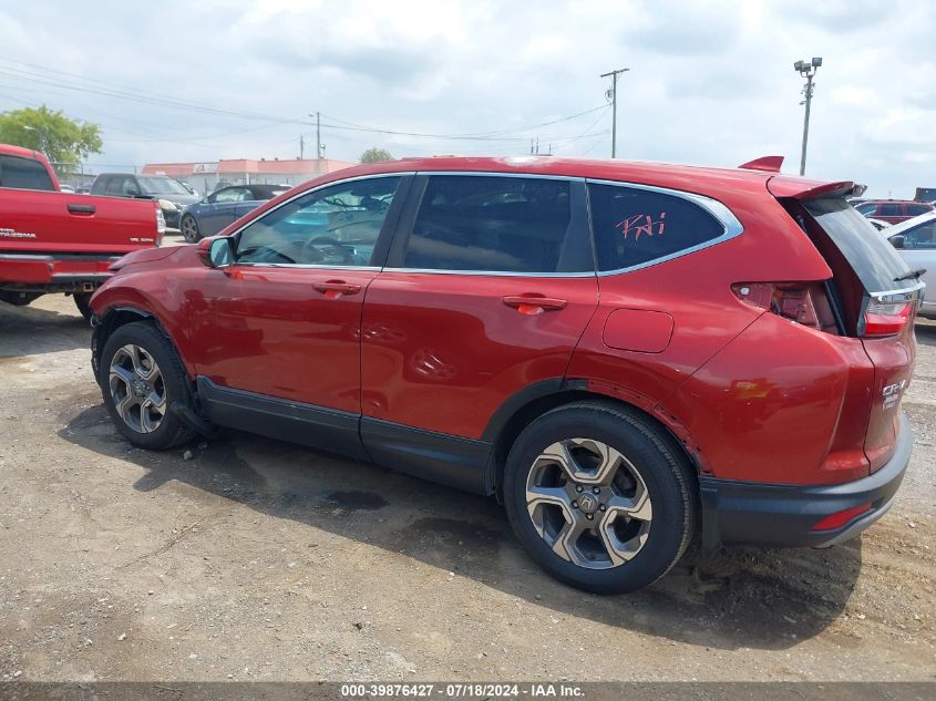 2018 Honda Cr-V Ex VIN: 2HKRW1H52JH510687 Lot: 39876427