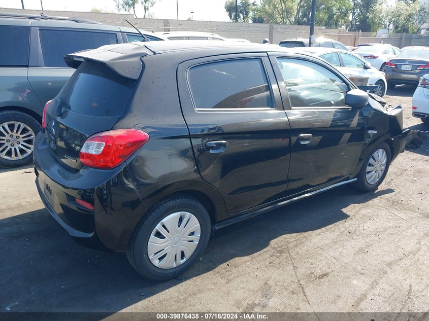 VIN ML32A3HJ9KH005662 2019 MITSUBISHI MIRAGE RF