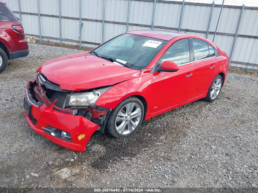 1G1PG5SB1E7293081 2014 Chevrolet Cruze Ltz