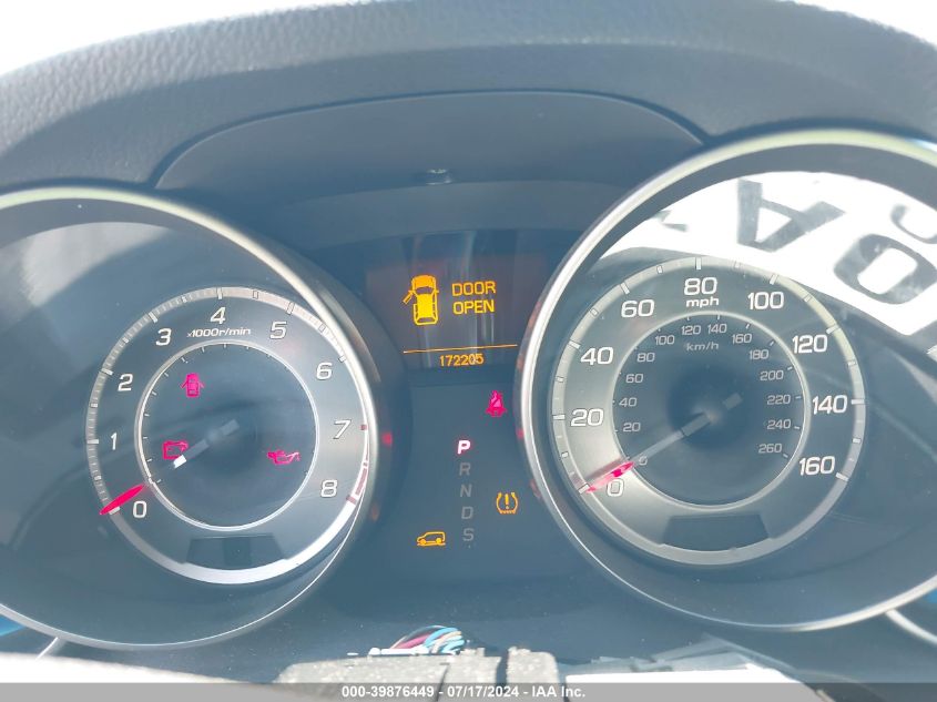 2010 Acura Mdx Advance Package VIN: 2HNYD2H77AH503729 Lot: 39876449