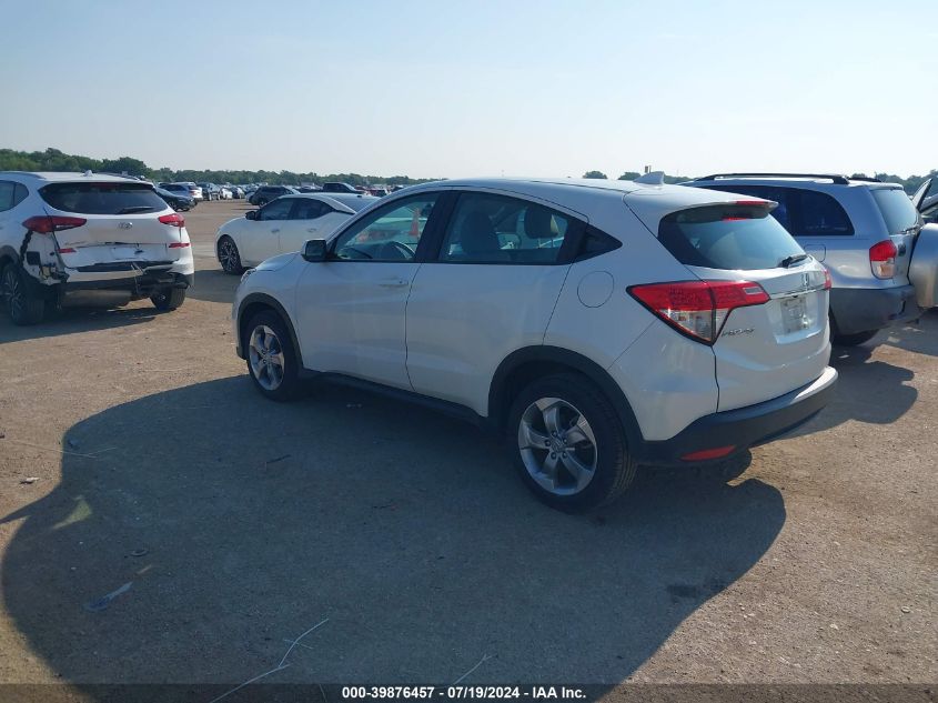 VIN 3CZRU5H39MM707280 2021 HONDA HR-V 2WD LX