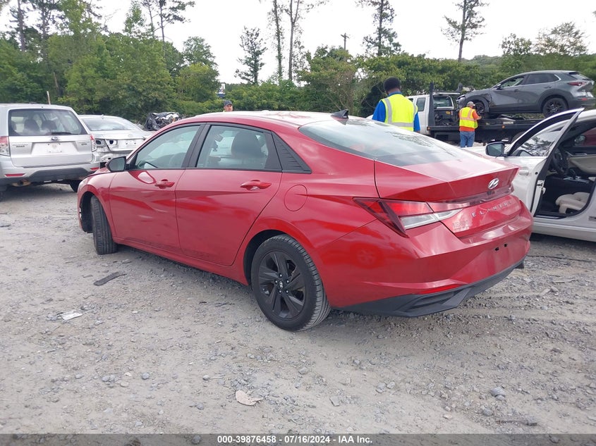 VIN 5NPLM4AG2MH011403 2021 HYUNDAI ELANTRA SEL