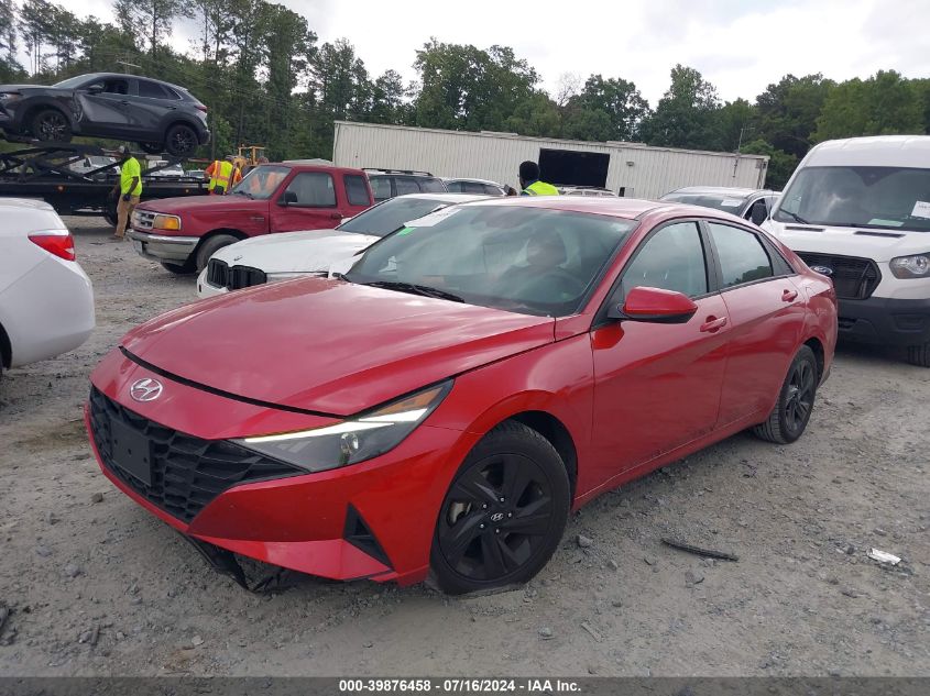 VIN 5NPLM4AG2MH011403 2021 HYUNDAI ELANTRA SEL