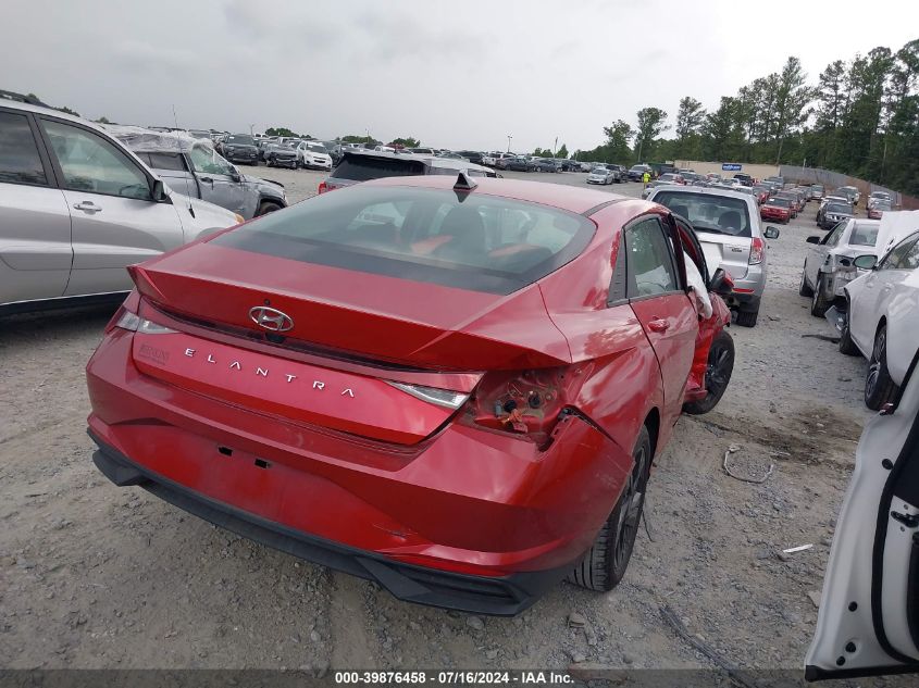 VIN 5NPLM4AG2MH011403 2021 HYUNDAI ELANTRA SEL