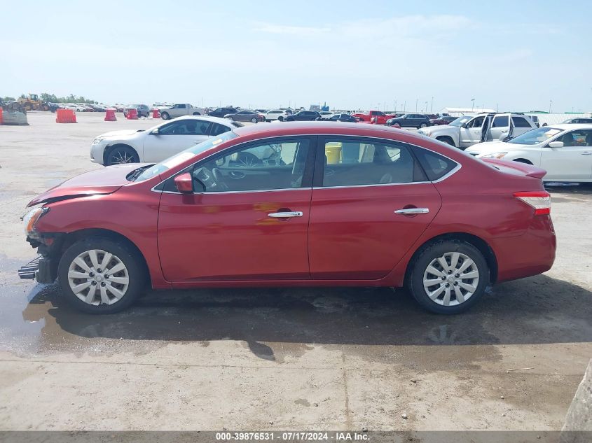 2015 Nissan Sentra Fe+ S/S/Sl/Sr/Sv VIN: 3N1AB7AP1FY267152 Lot: 39876531