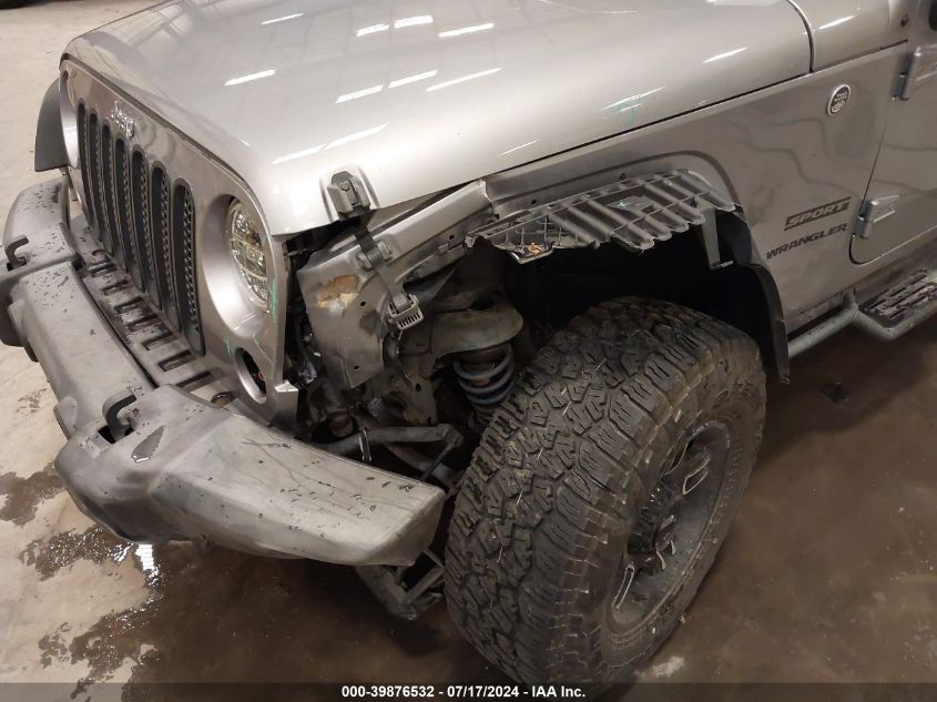 2016 Jeep Wrangler Sport VIN: 1C4AJWAG8GL227641 Lot: 39876532