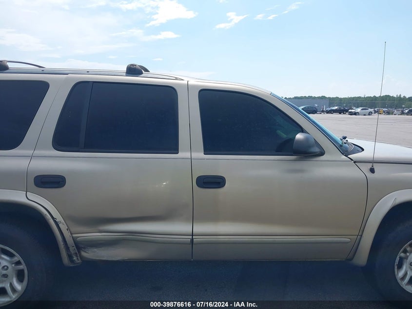 2003 Dodge Durango Slt VIN: 1D4HR48N03F552327 Lot: 39876616