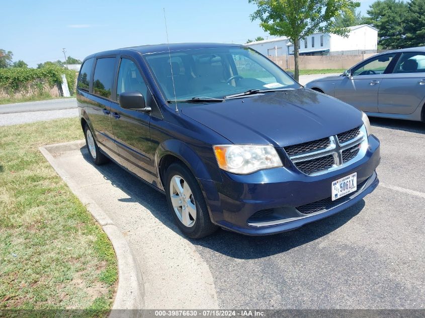 2013 Dodge Grand Caravan Se VIN: 2C4RDGBGXDR788649 Lot: 39876630