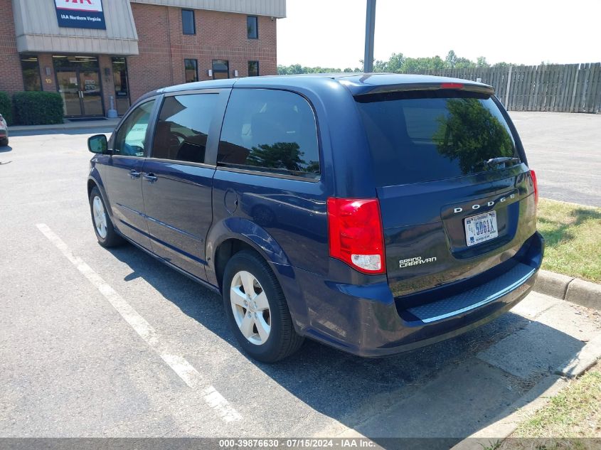 2013 Dodge Grand Caravan Se VIN: 2C4RDGBGXDR788649 Lot: 39876630