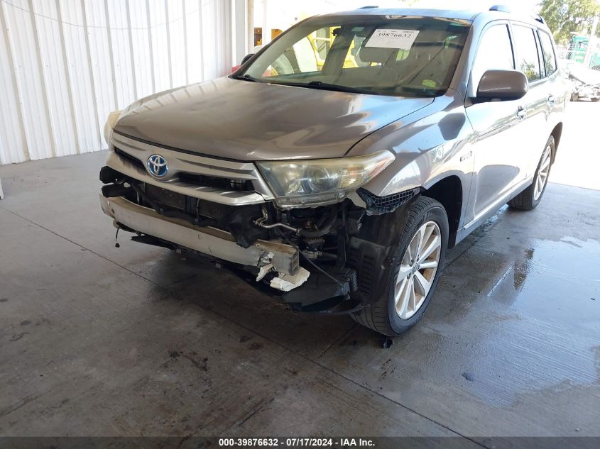 2012 Toyota Highlander Hybrid Limited VIN: JTEDC3EH5C2009001 Lot: 39876632