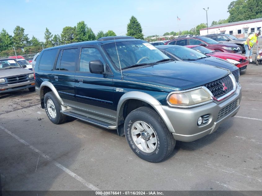 2000 Mitsubishi Montero Sport Ls/Xls VIN: JA4MT31HXYP054059 Lot: 39876641