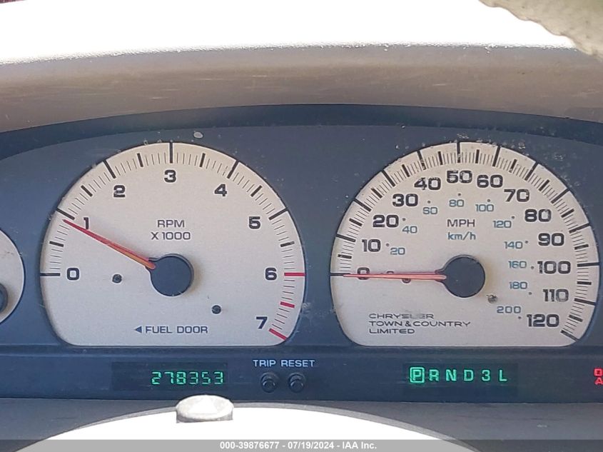 2000 Chrysler Town & Country Limited VIN: 1C4GT64L6YB608019 Lot: 39876677