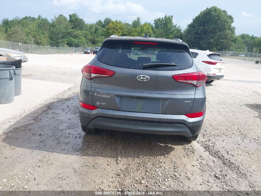 2018 Hyundai Tucson Sel VIN: KM8J3CA47JU732713 Lot: 39876704