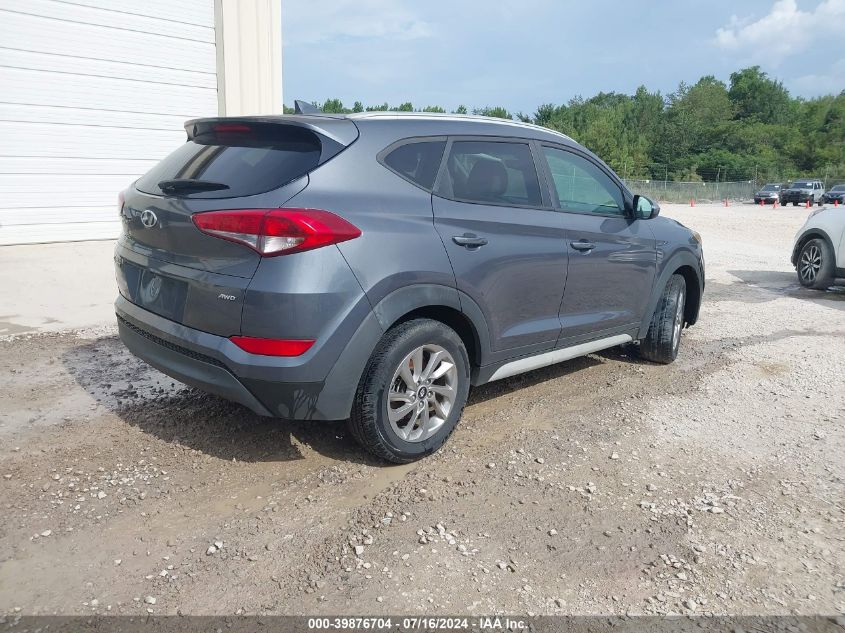 2018 Hyundai Tucson Sel VIN: KM8J3CA47JU732713 Lot: 39876704