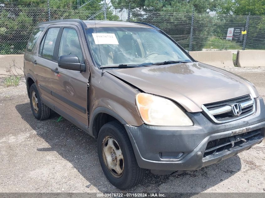 2004 Honda Cr-V Lx VIN: JHLRD68464C021576 Lot: 39876722