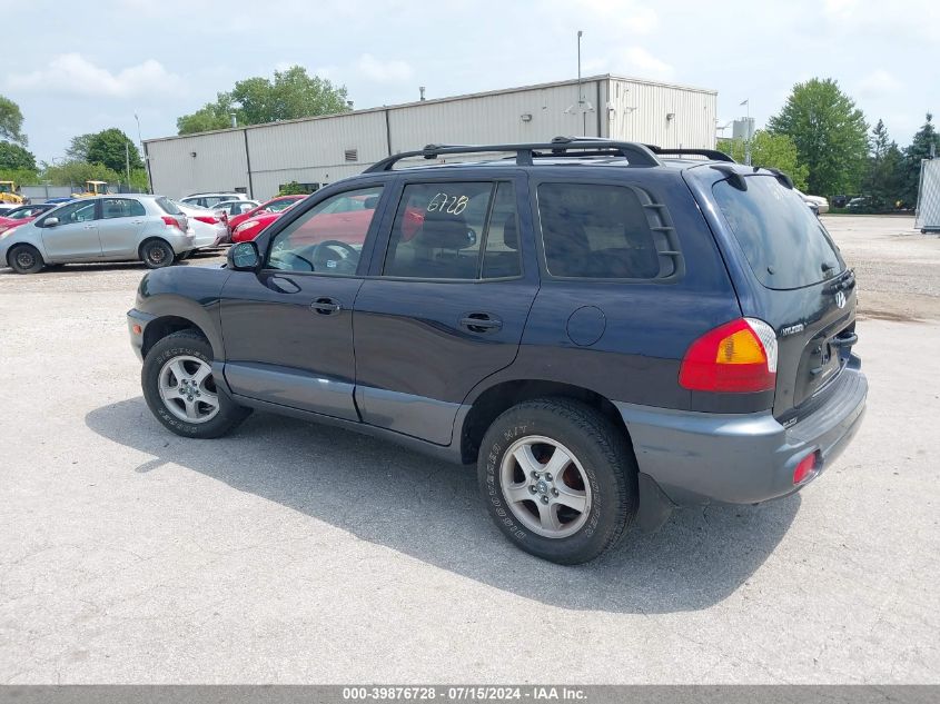 2004 Hyundai Santa Fe Gls/Lx VIN: KM8SC73E64U581711 Lot: 39876728