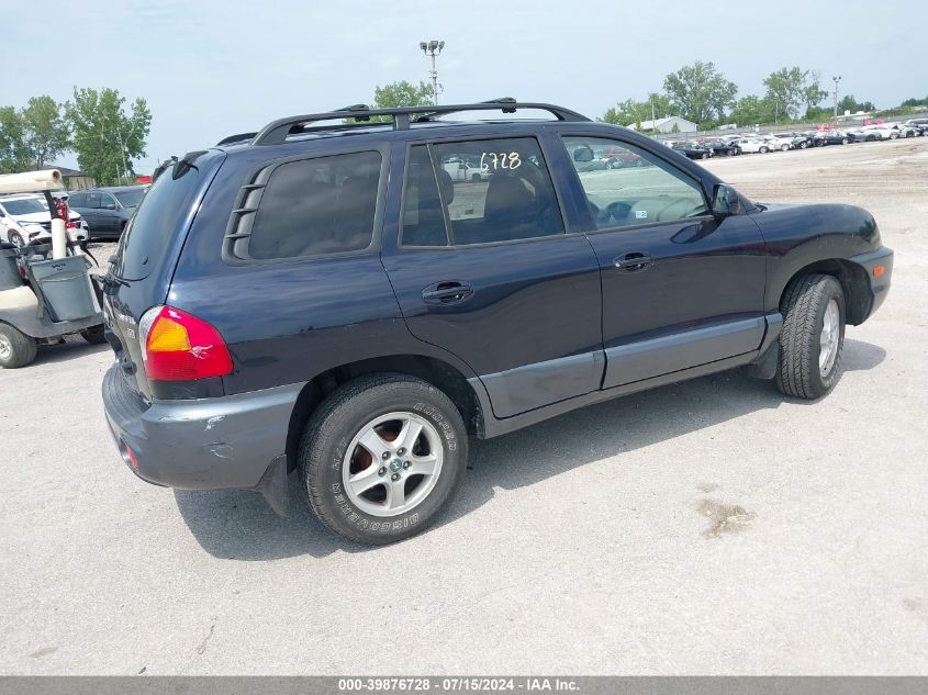 2004 Hyundai Santa Fe Gls/Lx VIN: KM8SC73E64U581711 Lot: 39876728