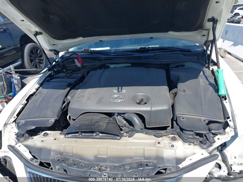 2007 Lexus Is 250 VIN: JTHBK262972055230 Lot: 39876740